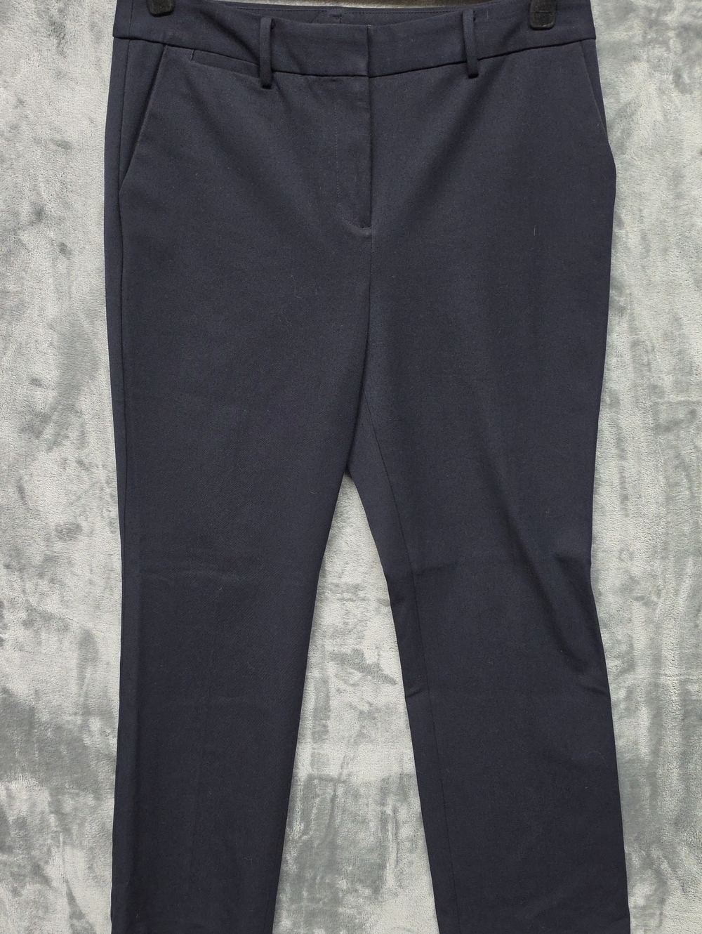 Talbots Dark BLACK Barely Boot Dress Pants Sz 10